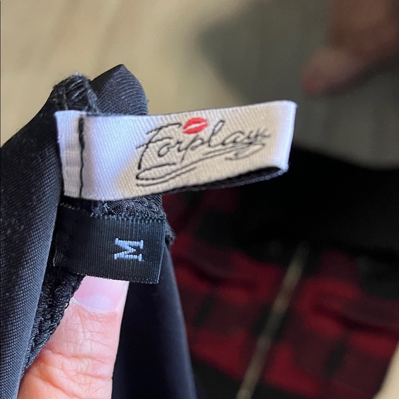 Forplay Black Sleeveless Jumpsuit with Gold Accents - Picture 2 of 2